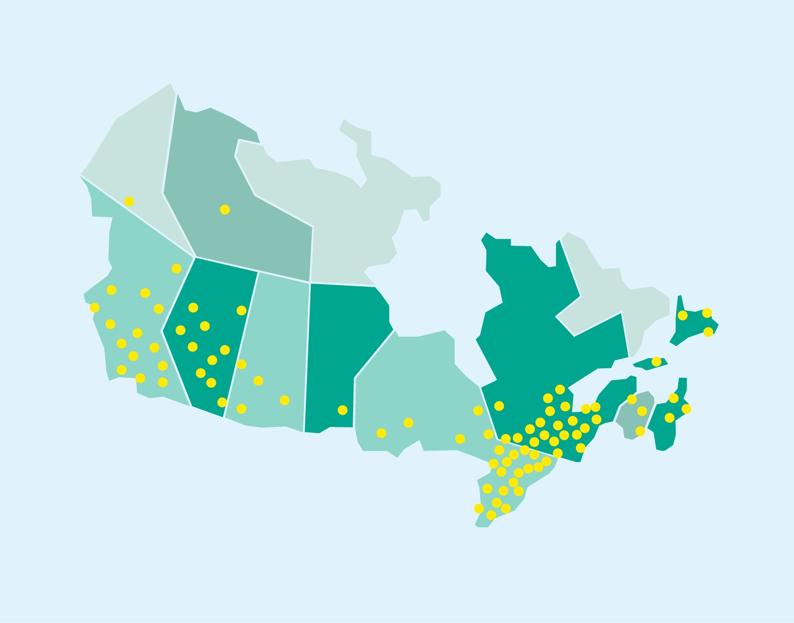 Canada map bkgrd